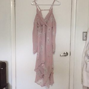 Pink pattern dress